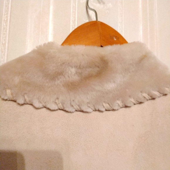 🌺Beautiful London Fog suede like fur lined super soft and warm sz s Sherpa coat - Picture 5 of 17